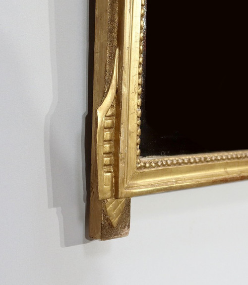 Gilded wood mirror, Louis XVI style - Early 20th century