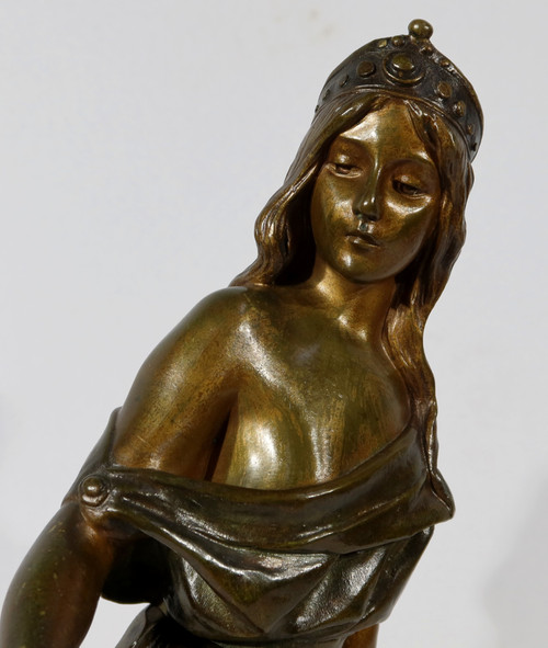 Talismano in bronzo di E. Villanis - Inizio XX secolo