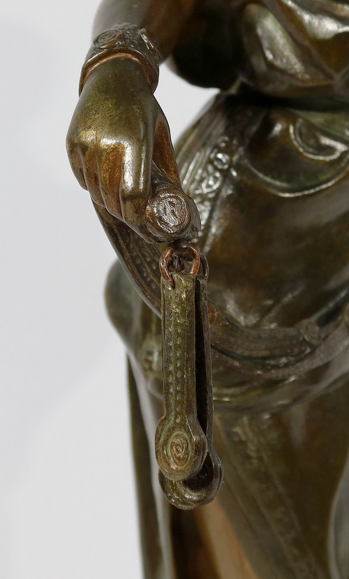 Talismano in bronzo di E. Villanis - Inizio XX secolo