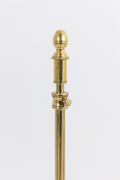 Paire De Lampes En Faïence De Delft Et Bronze, Circa 1880, LS5081839