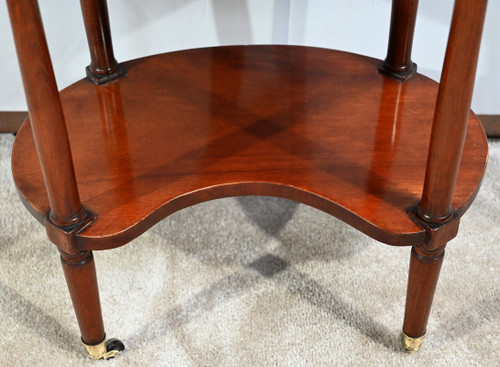 Table chiffonnière Tambour en Acajou, époque Louis XVI – 2ème partie du XVIIIe