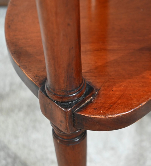 Table chiffonnière Tambour en Acajou, époque Louis XVI – 2ème partie du XVIIIe