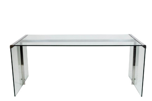 Gallotti&radice, Scrivania in vetro, anni '70, LS5293483A
