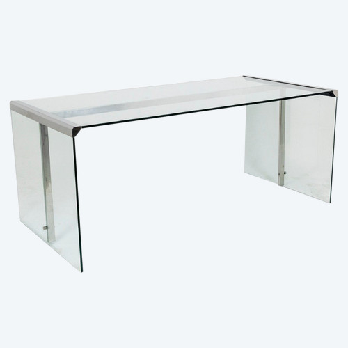 Gallotti&radice, Scrivania in vetro, anni '70, LS5293483A