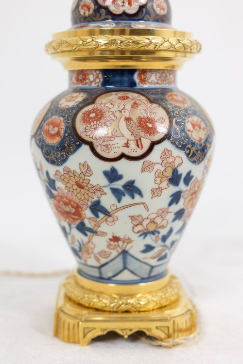 Lamp In Imari Porcelain And Gilt Bronze, Circa 1880, LS5057431B