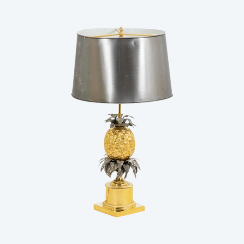 Maison Charles, lampada in bronzo "Ananas", anni '60, LS4875454