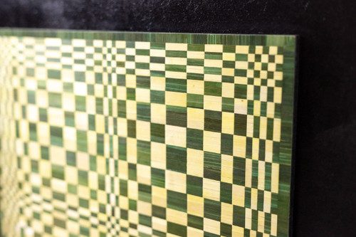 Kinetic Panel In Straw Marquetry, Contemporary Work, LS5217452A