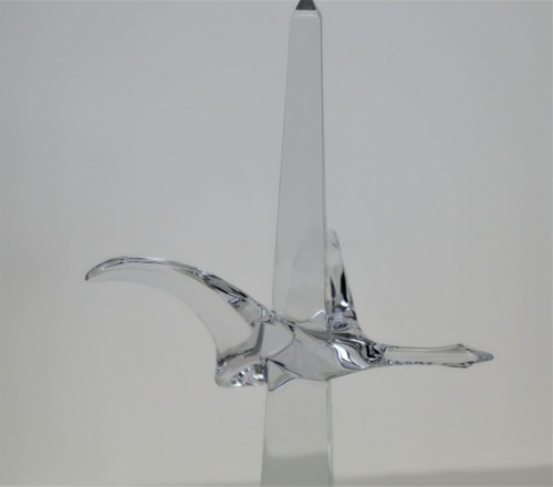 "passage à l'an 2000", Baccarat crystal subject, signed by serge Mansau