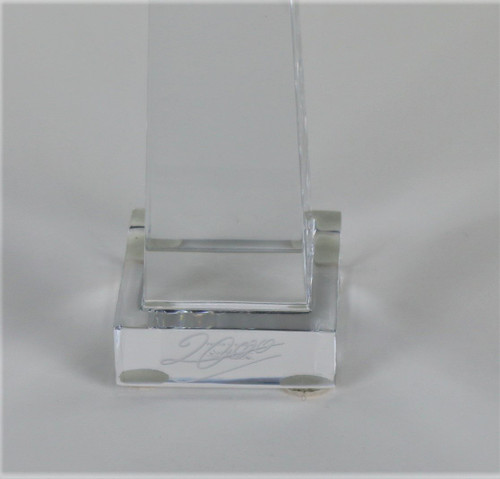 "passage à l'an 2000", Baccarat crystal subject, signed by serge Mansau