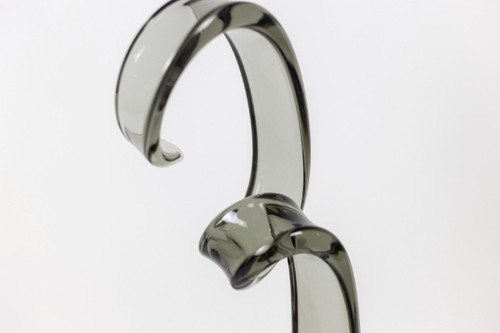 Alfredo Rossi, Smoked Glass Volute Sculpture, 1970s, LS5190271A