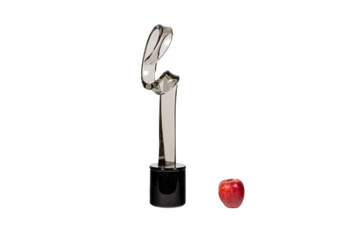 Alfredo Rossi, Smoked Glass Volute Sculpture, 1970s, LS5190271A