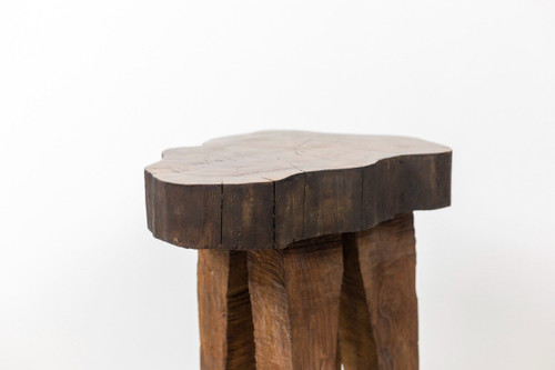 Set Of Four Brutalist Style Stools, 1970s, LS5177551A
