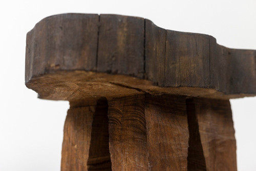 Set Of Four Brutalist Style Stools, 1970s, LS5177551A