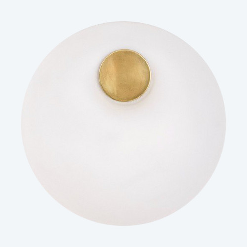 Lampada da parete opalina, anni '70, LS5193101A