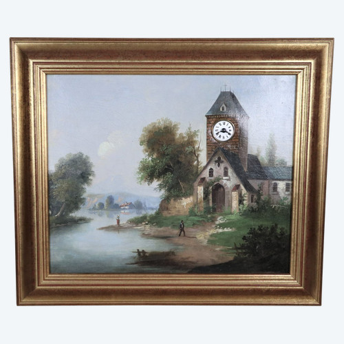 Tableau Horloge, XIXeme Siècle, Parfait état