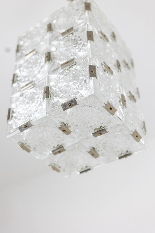 Kamenicky Senov, Pair Of Glass Lanterns, 1970s, LS5189451A