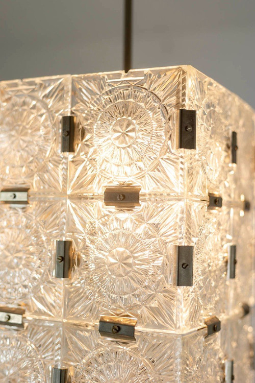 Kamenicky Senov, Pair Of Glass Lanterns, 1970s, LS5189451A