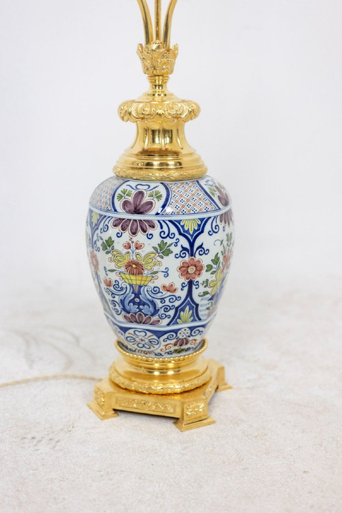 Lampada in maiolica di Delft, XIX secolo, LS4874583C