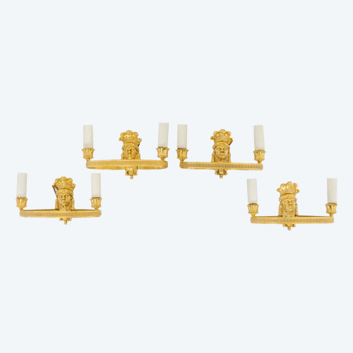Maison Baguès, Series Of Four Bronze Sconces, Circa 1900, LS5062831B
