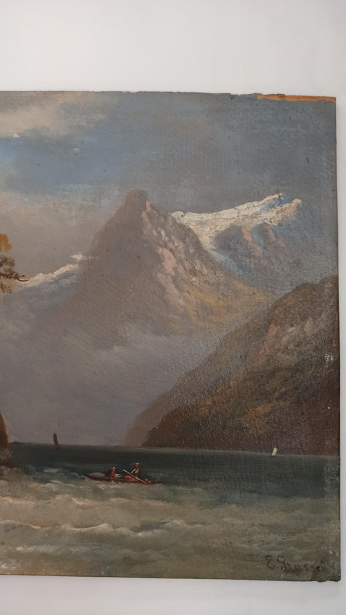 Tabella del lago dei 4 Cantoni Svizzera