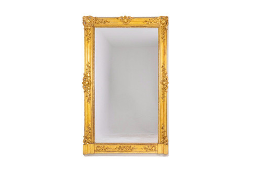 Trumeau in stile Regency in legno dorato e stucco, XIX secolo, LS4819551A