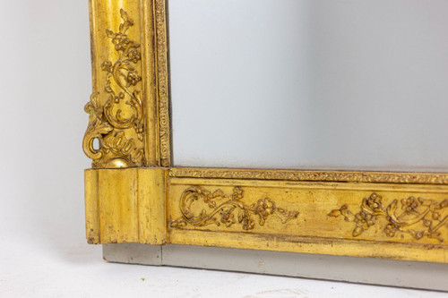 Trumeau in stile Regency in legno dorato e stucco, XIX secolo, LS4819551A
