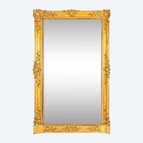 Trumeau in stile Regency in legno dorato e stucco, XIX secolo, LS4819551A