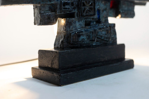 Auguste Harzic, Ceramic And Glass Sculpture, Year 1968, LS5064551A