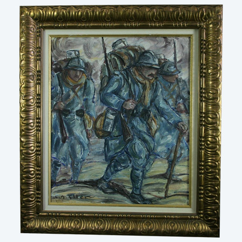 Eller (Lucien Roudier), The Hairy, Öl auf Leinwand
