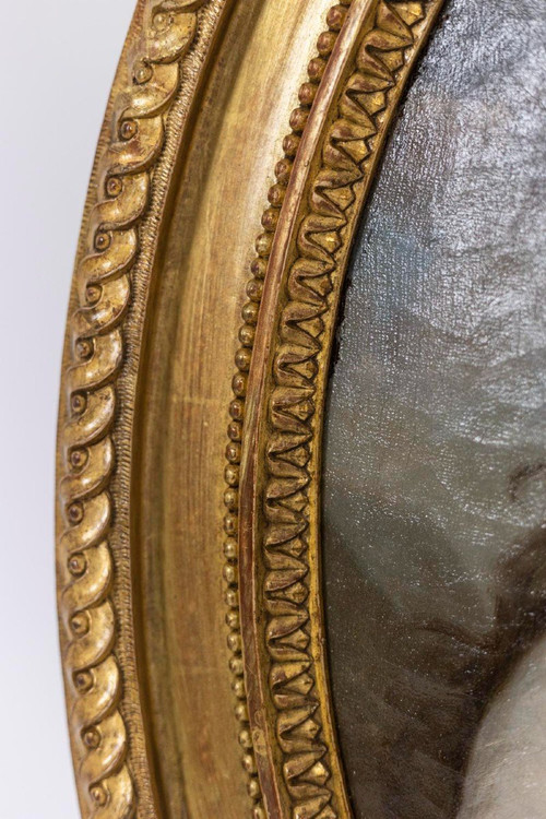 Directoire-Zeitporträt einer jungen Frau, um 1800, Ls51621004