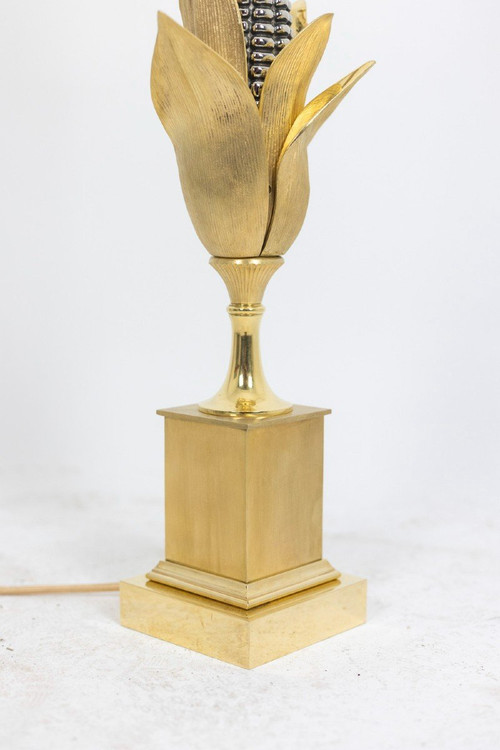 Maison Charles, Bronze Lamp, 1970s, Ls4757571