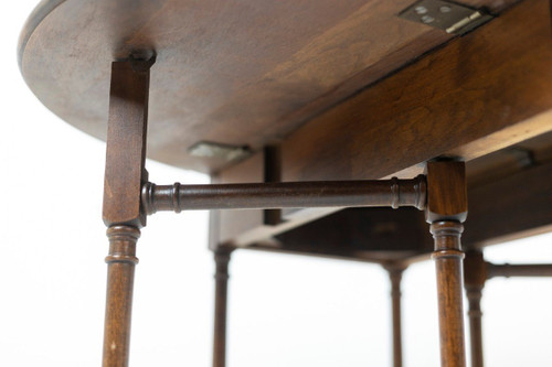 Pair of “Gateleg” flying tables in mahogany, circa 1950, LS4872351