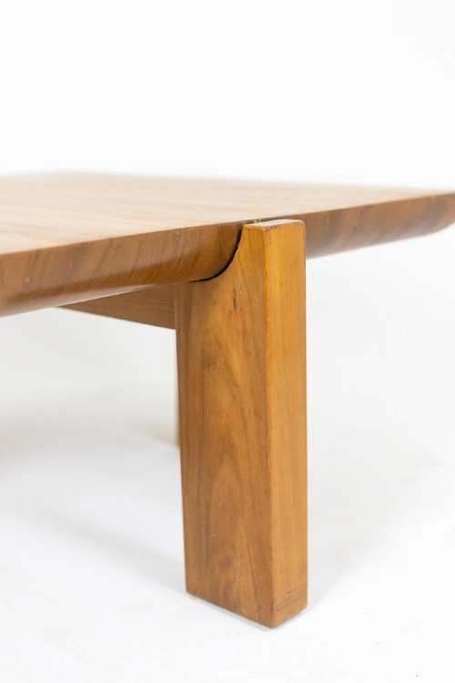 Luigi Gorgoni für Roche Bobois, Couchtisch aus Ulmenholz, 1980er Jahre, LS4863431