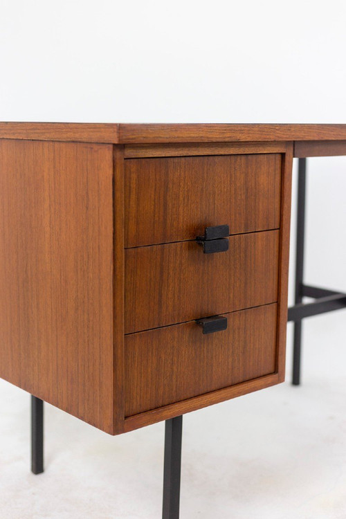 Jacques Hitier per Multiplex, scrivania “Multitable” in mogano, anni '50, LS4679151