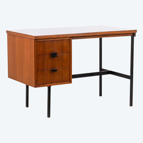 Jacques Hitier per Multiplex, scrivania “Multitable” in mogano, anni '50, LS4679151