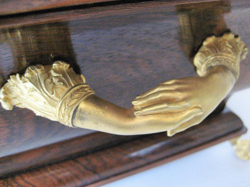 Napoleon III Rosewood And Gilded Bronze Wedding Set