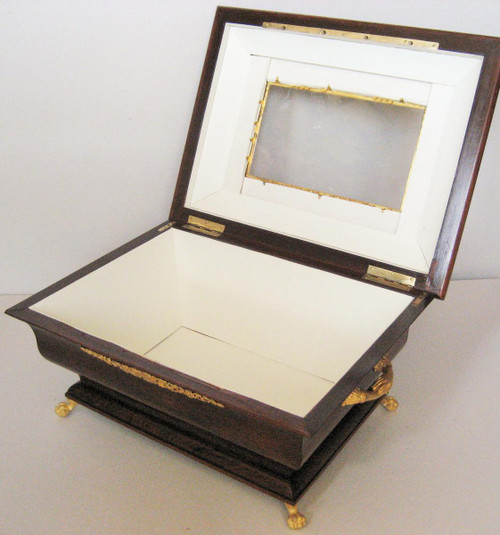 Napoleon III Rosewood And Gilded Bronze Wedding Set