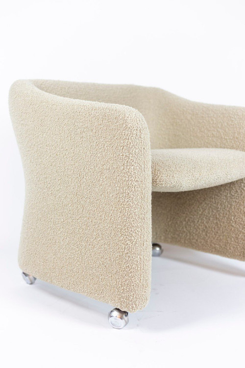 Pair of loop armchairs, 1970s, LS47981251