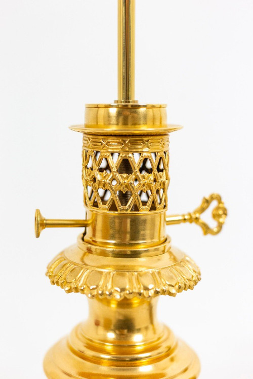 Paire de lampes en faïence de Satsuma et bronze doré, circa 1880, LS4583841
