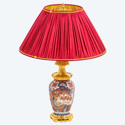 Lampe en porcelaine d’Imari et bronze doré, circa 1880, LS4605391