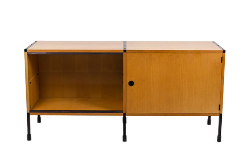Arp, Ash And Metal Sideboard, 1950s, Ls4714351