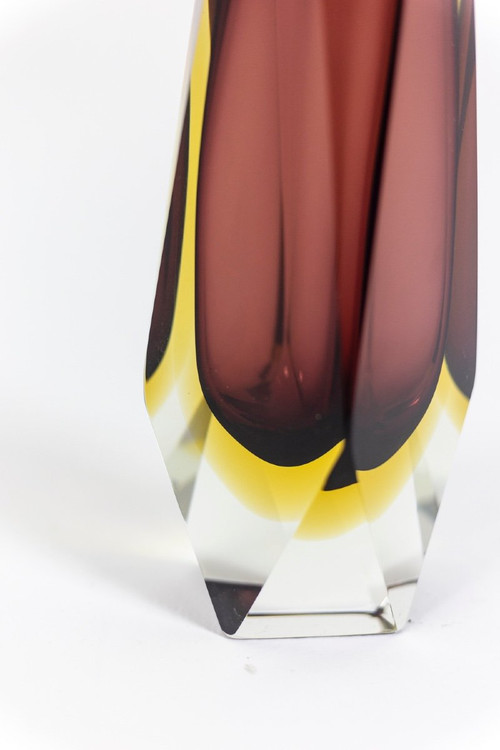 Flavio Poli Pour Luigi Mandruzzato, Vase Sommerso, Années 1950, Ls4709151
