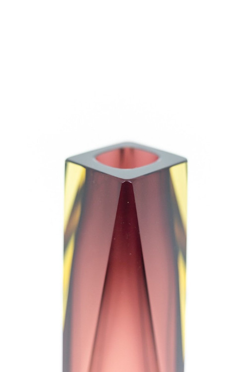 Flavio Poli Pour Luigi Mandruzzato, Vase Sommerso, Années 1950, Ls4709151