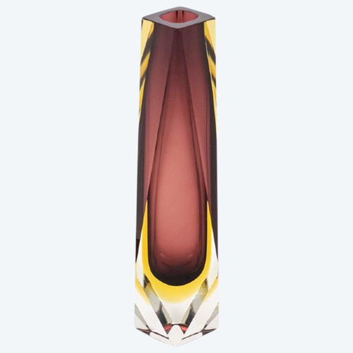 Flavio Poli Pour Luigi Mandruzzato, Vase Sommerso, Années 1950, Ls4709151