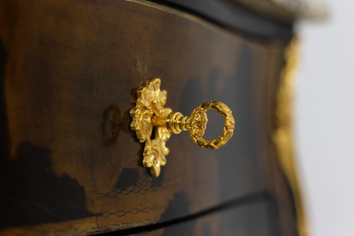 Louis XV Style Salon Table In Chinese Lacquer, Circa 1880, Ls4613691