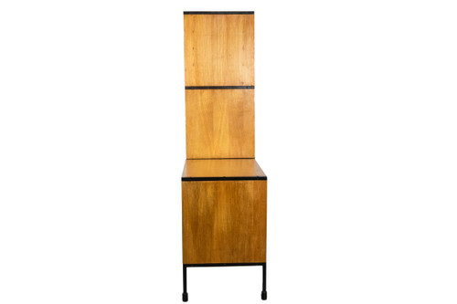 Arp, Bücherregal aus Eiche und Metall, 1960er Jahre, Ls46551501