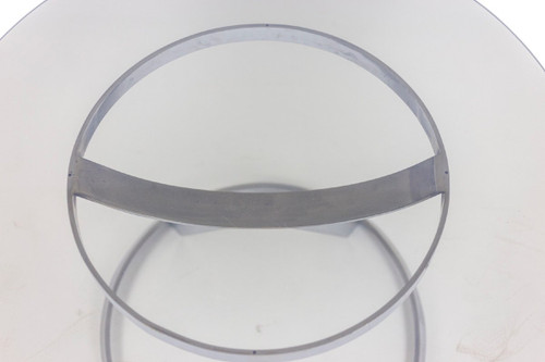 Boris Tabacoff, Table Ronde En Métal Et En Verre, Années 1970, Ls4636501