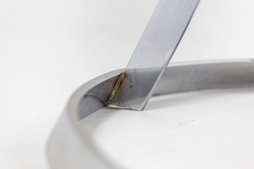 Boris Tabacoff, Table Ronde En Métal Et En Verre, Années 1970, Ls4636501