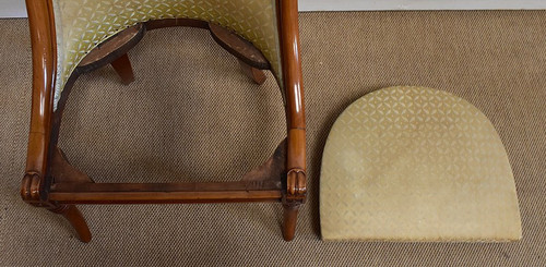 Kleiner Friseurtisch Rognon und sein Kirschholzwärmer - 1950