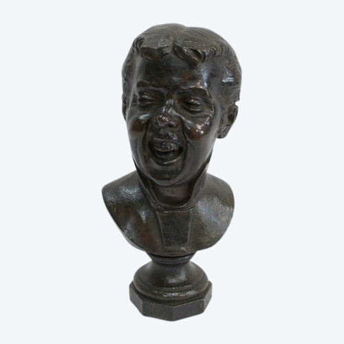 Bronzo "Le fou rire" - Inizio XX secolo